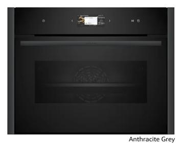 Kompakt dampovn til indbygning 60 x 45 cm Flex Design - Neff N90 - Anthracite Grey